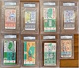 8x Sandy Koufax Signed Auto 1955 1959 1963 1965 World Series Ticket PSA 10 Auto