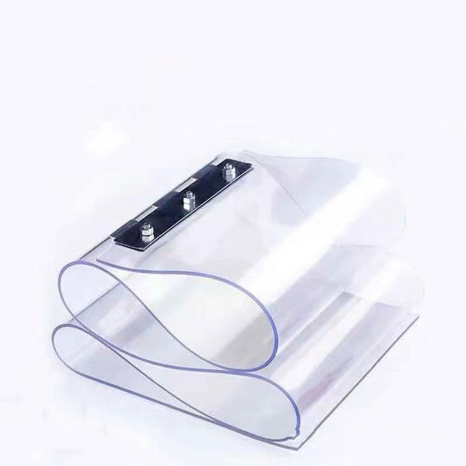 Impermeable Cortina para Puerta con Aislamiento Térmico 200x18cm, Transparente Cortinas Termicas Aislantes Frio Y Calor, Magnética Cortina de Puerta Aislante Térmica para Balcón Exterior Interior
