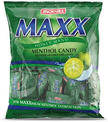 Jack'n Jill - Maxx Honey Mansi Menthol Candy Pack of 2 Net Wt 14.10 Oz
