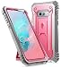 Galaxy S10e Rugged Case with Kickstand, Poetic Heavy Duty Military Grade Full Body Cover, with Built-in-Screen Protector, Revolution Series, for Samsung Galaxy S10e 5.8 Inch (2019), Pink