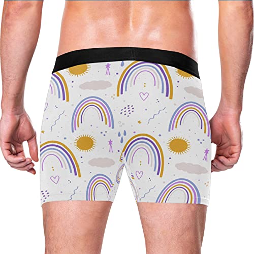 Calzoncillos bóxer para hombre con estampado de arcoíris pack de 2 3