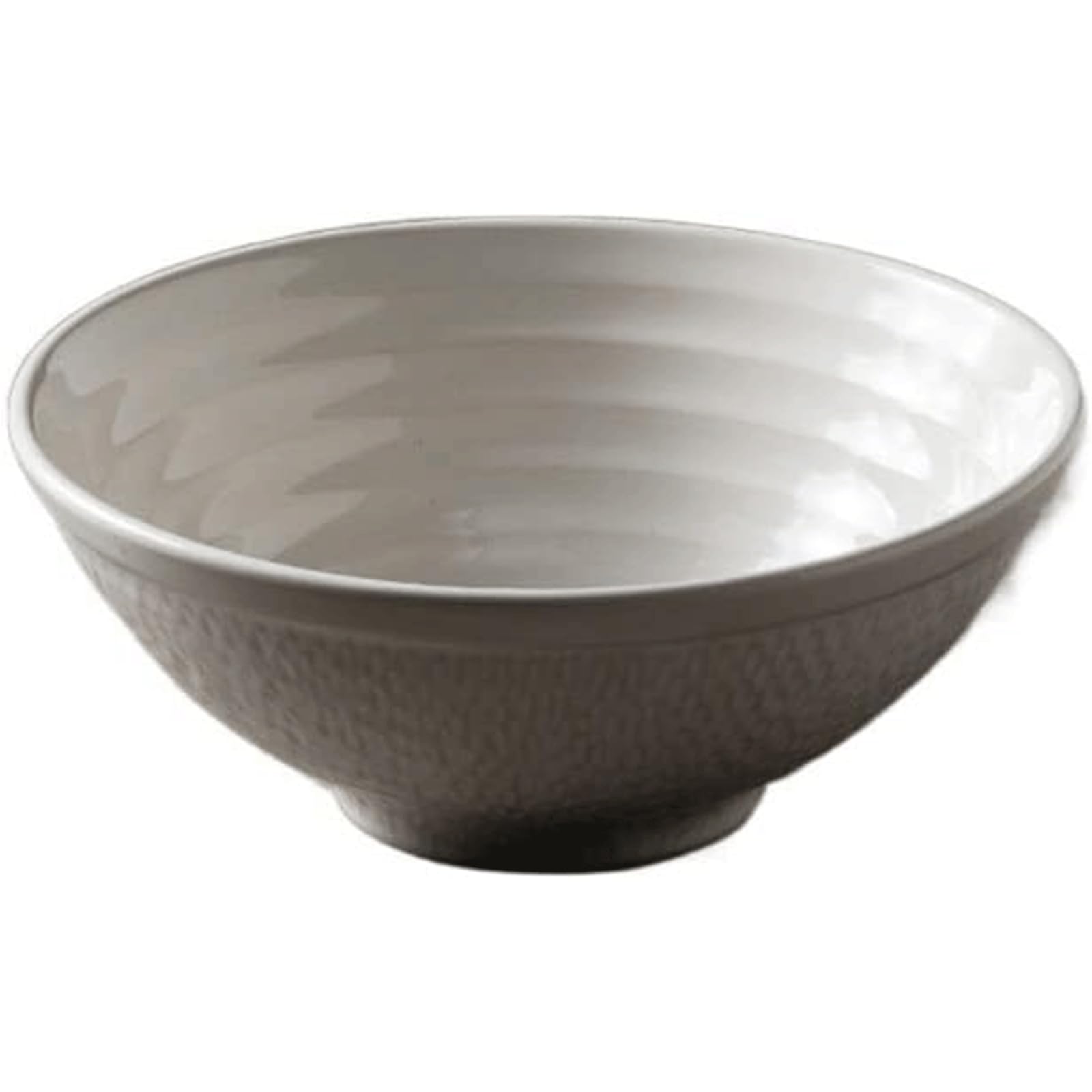 XDAWQP Simple Salad Bowl White Ceramic Soup Bowl Dishwasher & Microwave Safe Kitchen Bowl for Fruits/Vegetables/Pasta，B