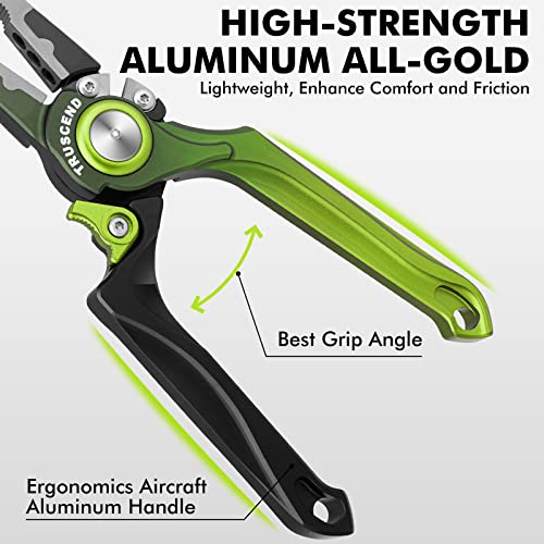 Truscend Fishing Pliers Saltwater with Mo-V Blade Cutter - Image 3