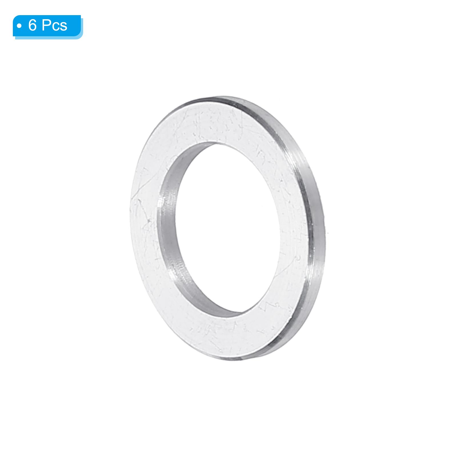 PATIKIL M10 Aluminum Spacers, 6pcs 3/8" x 5/8" Round Metal Spacers for 3/8 or M10 Screw Bolts - Image 3