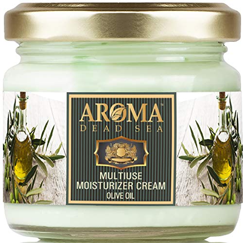 Aroma Multiuse Moisturizing Body Cream - Dry Skin Cream with Dead Sea Minerals - Skin Moisturizer for Body Face Hands Feet - Hydrating Hand Cream with Natural Fruit Extracts Oils Vitamins - 3.4 Fl Oz