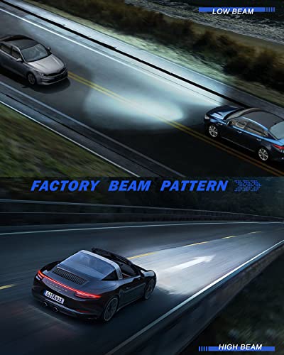 Autogo D1S Led Headlight Bulbs 6000K Bright White, 18000Lm Canbus Ready, Plug And Play To Original Hid Xenon Headlight Bulbs Replacement Conversion Kit, Pack Of 2 #TOP3