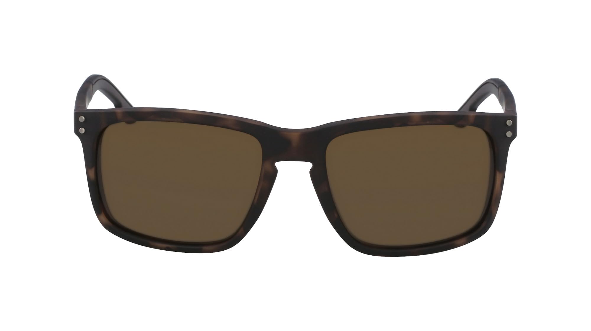 Columbia Men's Holston Ridge Rectangular Polarized Sunglasses, Matte Tort/Brown Polarized, 58 mm