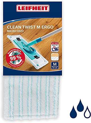 2 Pezzi Di Testine Di Ricambio Compatibili Con Leifheit Clean Twist Disc Mop Frange Di Ricambio In Microfibra Per Mop Per La Pulizia Di Particelle Di Sporco Lavaggio Del Pavimento 87065976