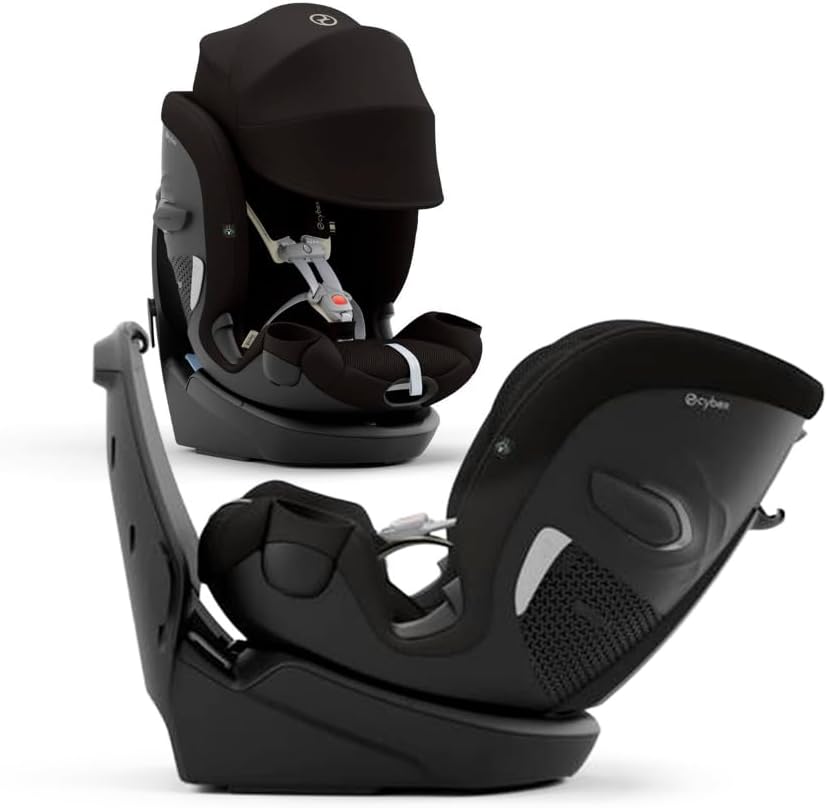 Cybex Callisto G 360 Rotating All-in-One Convertible Car Seat - Moon Black