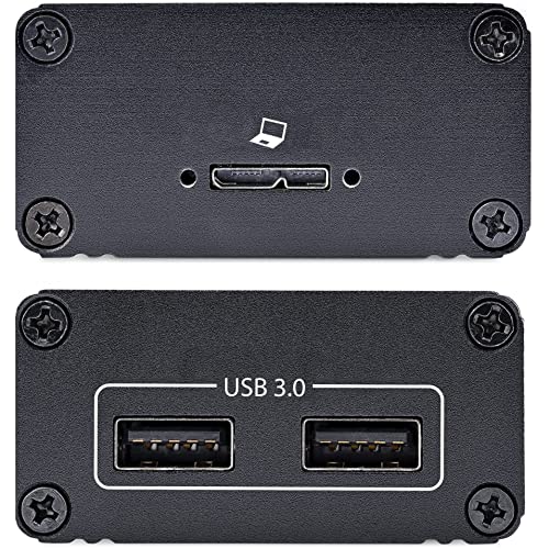 Startech.com 2-Port Usb 3.0 Extender Over Om3 Multimode Fiber - Lc/Lc - 2X 5Gbps Usb-A Hub - 350M (1150Ft) Range - Durable Usb Fiber Optic Extender - Optical Usb Extender (F35023-Usb-Extender) #TOP2