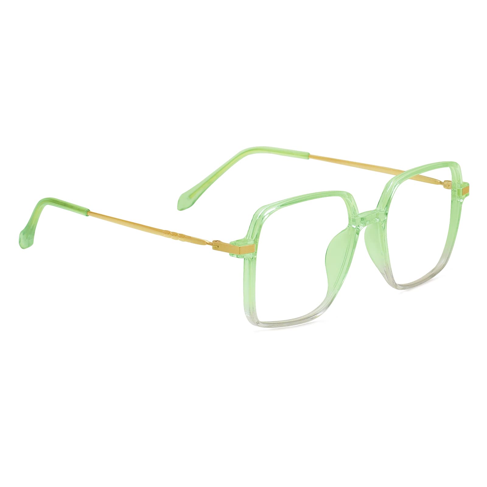 Square Medium Blue Light Blocking Computer Glasses for Women/Girls (2059)-image-8