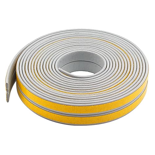 Tuokay 20 mètres de Bande de Joint, 9 mm (Largeur) x 2 mm (Épais) Bande de Joint D'étanchéité en Caoutchouc, Joint en caoutchouc profil L/I pour Portes et...