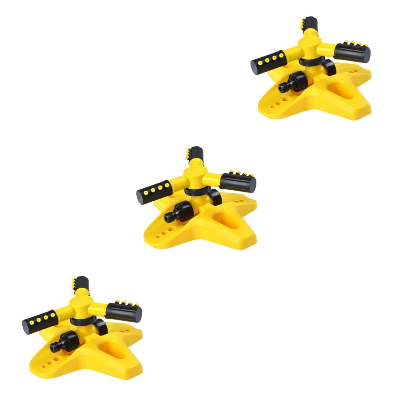 TOYANDONA 3Pcs Pulvérisateur d'eau 360 Degrés Arrosage Automatique des Pelouses Arroseur De Jardin Arroseurs De Pelouse Système D'Arrosage De Pelouse Arroseur d'eau De Pelouse