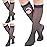 (3 Pairs - Closed Toe) Made in USA - Compression Socks for Women 15-20mmHg - Sheer Compression Knee High Stockings for Post Surgery, Pregnancy, Arthritis, Edema - Navy, Large - A101NV3-3
