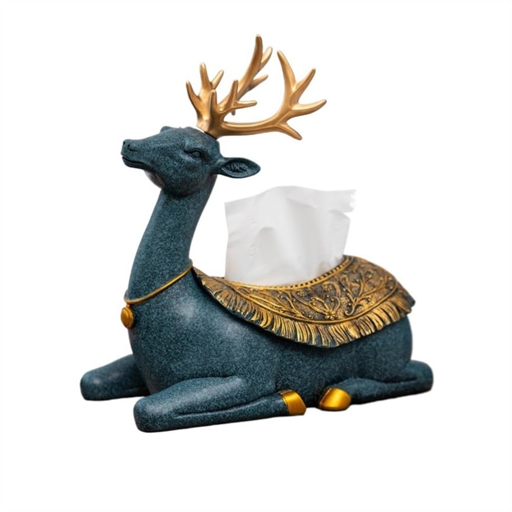 Tissue Holder Tissue Box Holder Deer Coffee Table Bedroom Desktop for Dining Room Bathroom Vanity Countertop Facial Box Decor