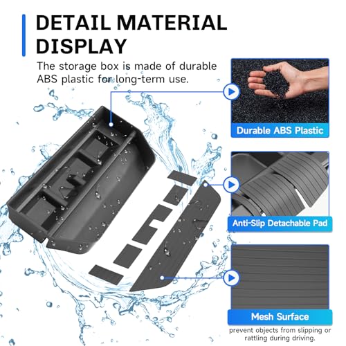 SXCY for 2025 2026 Ford Expedition Dashboard Organizer Tray for 2025 2026 Ford Expedition Accessories Screen Back Tray 2025 2026 Expedition Behind Dash Console Organizer by SXCY - Used condition - Image 4