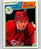 1983-84 O-Pee-Chee OPC Hockey #131 Ken Solheim RC Rookie Minnesota North Stars Official NHL Trading Card (Stock Photo shown, Near Mint or better, sharp corners, centering varies)