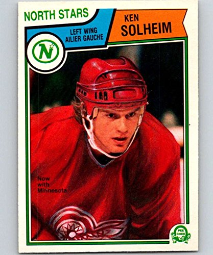 1983-84 O-Pee-Chee OPC Hockey #131 Ken Solheim RC Rookie Minnesota North Stars Official NHL Trading Card (Stock Photo shown, Near Mint or better, sharp corners, centering varies)