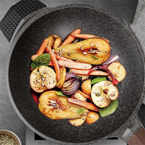 Cuisinière à induction domestique poêle antiadhésive en pierre