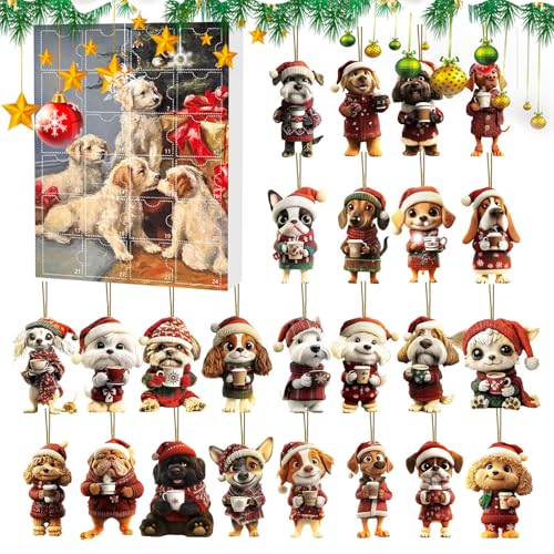 Calendrier de l'Avent acrylique 2D pour éviter les décos fragiles