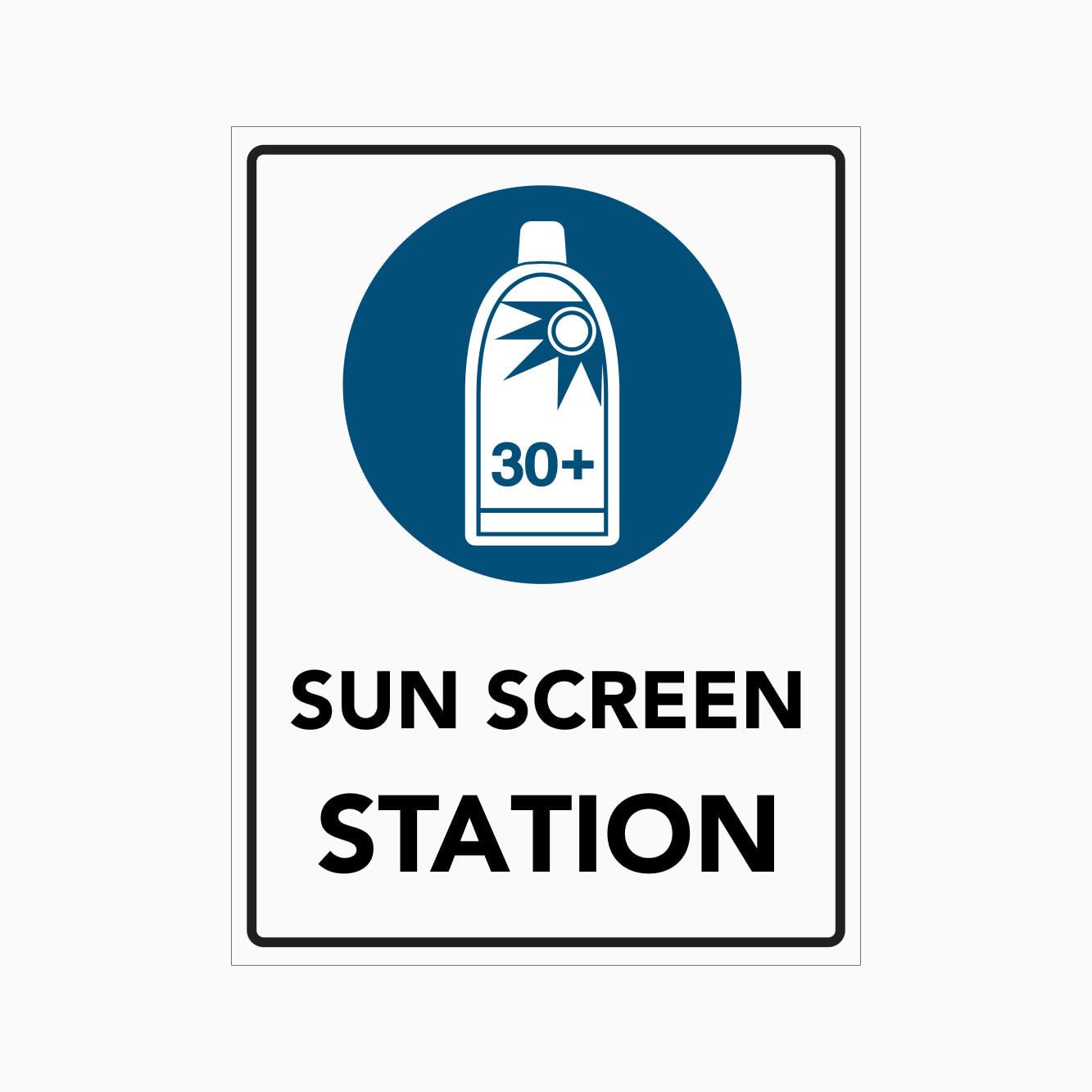 SUN SCREEN Sign, 12x8 Metal Tin Sign, Sunscreen available here.