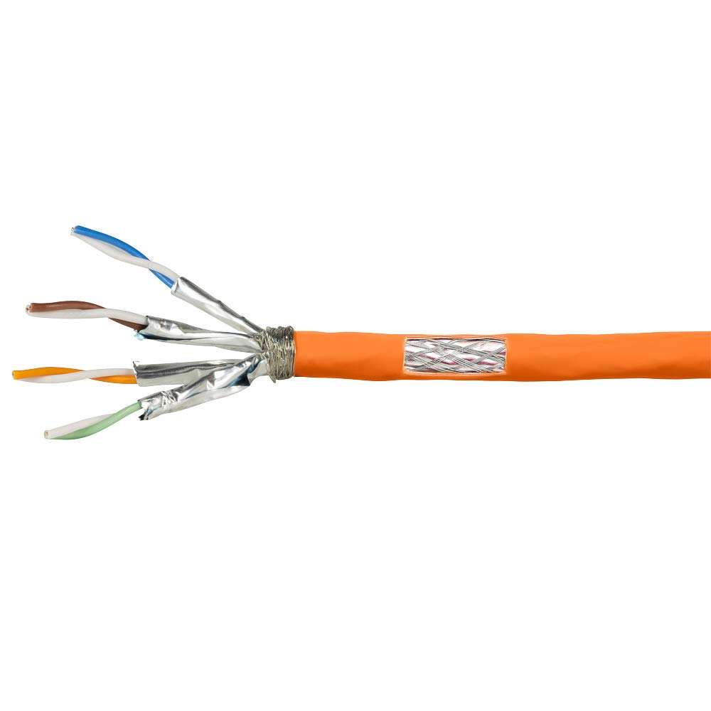 LOGILINK CPV0060 CABLE DE RED 100 M CAT7 S/FTP (S-STP) NARANJA