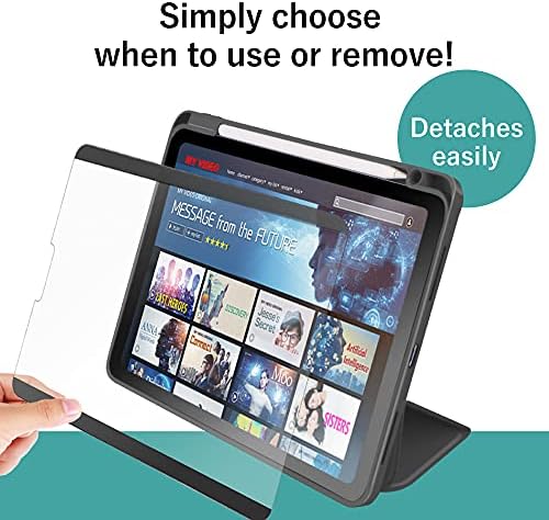 BELLEMOND - Detachable Magnet Type Smooth Kent Paper Screen Protector - compatible with iPad Pro 12.9" (2022/21/20/18) - Nib Wear Reduction - 1PC - WIPD129PLKMG