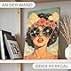 DecoMe Wandbild 30 x 20 cm Vintage - Musik Schlafzimmer Wohnzimmer Wanddeko Bild - Leinwand Holz Zimmer Deko Aesthetic Room