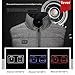Guimuer USB Electric Heating Jacket with 3 Temperature Control 4 Heating Zones Body Warmer Heating Vest For Men Women,M,Grey