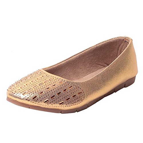 Feel it Comfortable Leatherite Casual/Formal Ballerina for Womens & Girls - (1104-P)