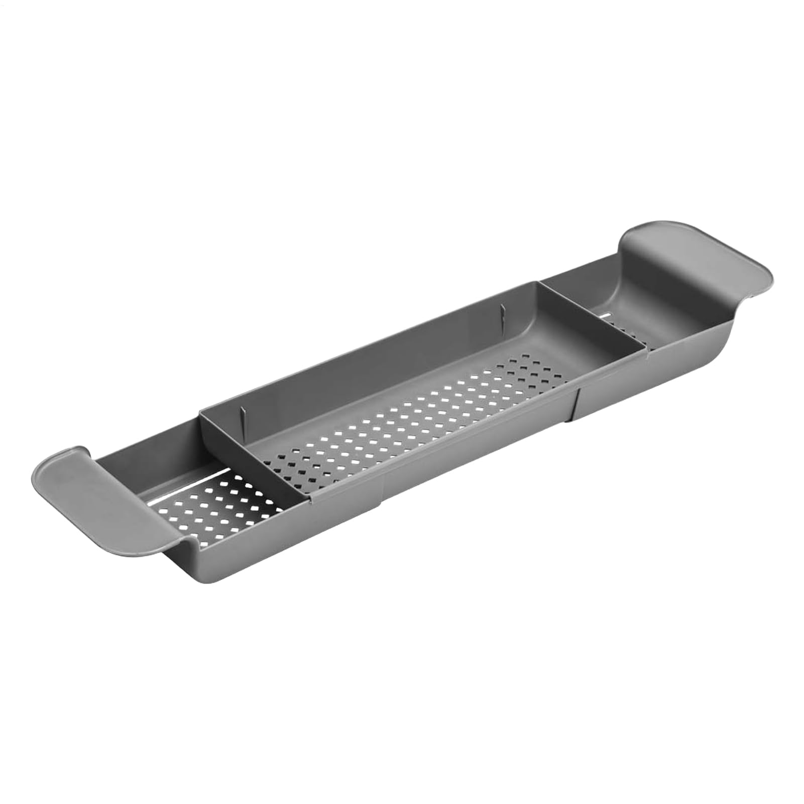 Plateau de bain extensible en blanc pour baignoire d'appartement