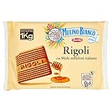 Mulino Bianco Biscotti Frollini Rigoli con Miele Millefiori Italiano, Senza Olio di Palma, 1 Kg