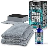 Pure Definition Ceramic Coating Kit, Over 3 Years Car Paintwork Protection, Hydrophobic Water Beading Paint Sealant, Ceramic Opti-Shield Comes With Cloth and Applicator Pad (30ml + 2 Cloths)