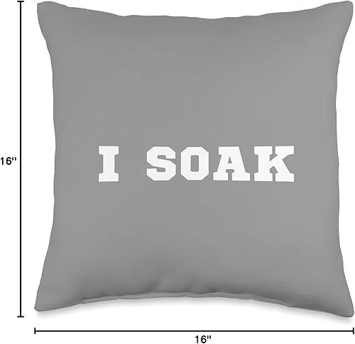 Miniatura 4 de I SOAK - Almohada (16 x 16 pulgadas), multicolor