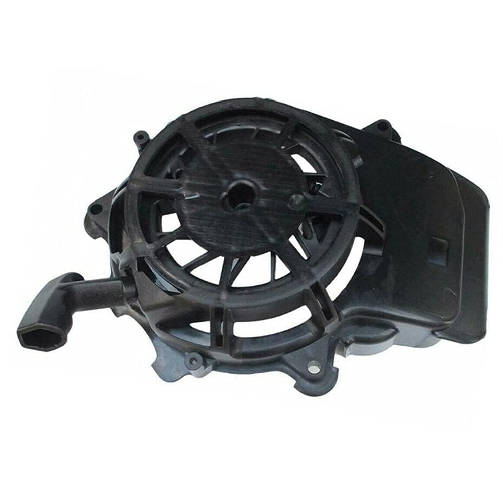Garvee Arrancador de Retroceso para Cortacésped con Motor Compatible con Serie 594062 Tirador de Arranque Manual de ABS Resistente con Cuerda de Nailon Recambio de Alta Durabilidad para Jardín Negro