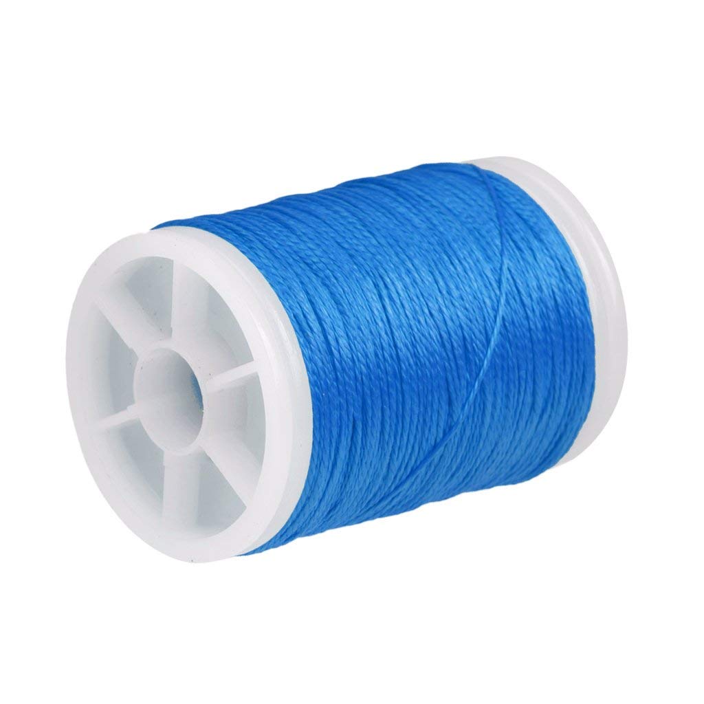 SGerste 1 Roll Archery Serving Thread Archery Bowstring Serving Material 120 Yards for Tying Peep Sight Nock Bow String 1 Roll (Blue)