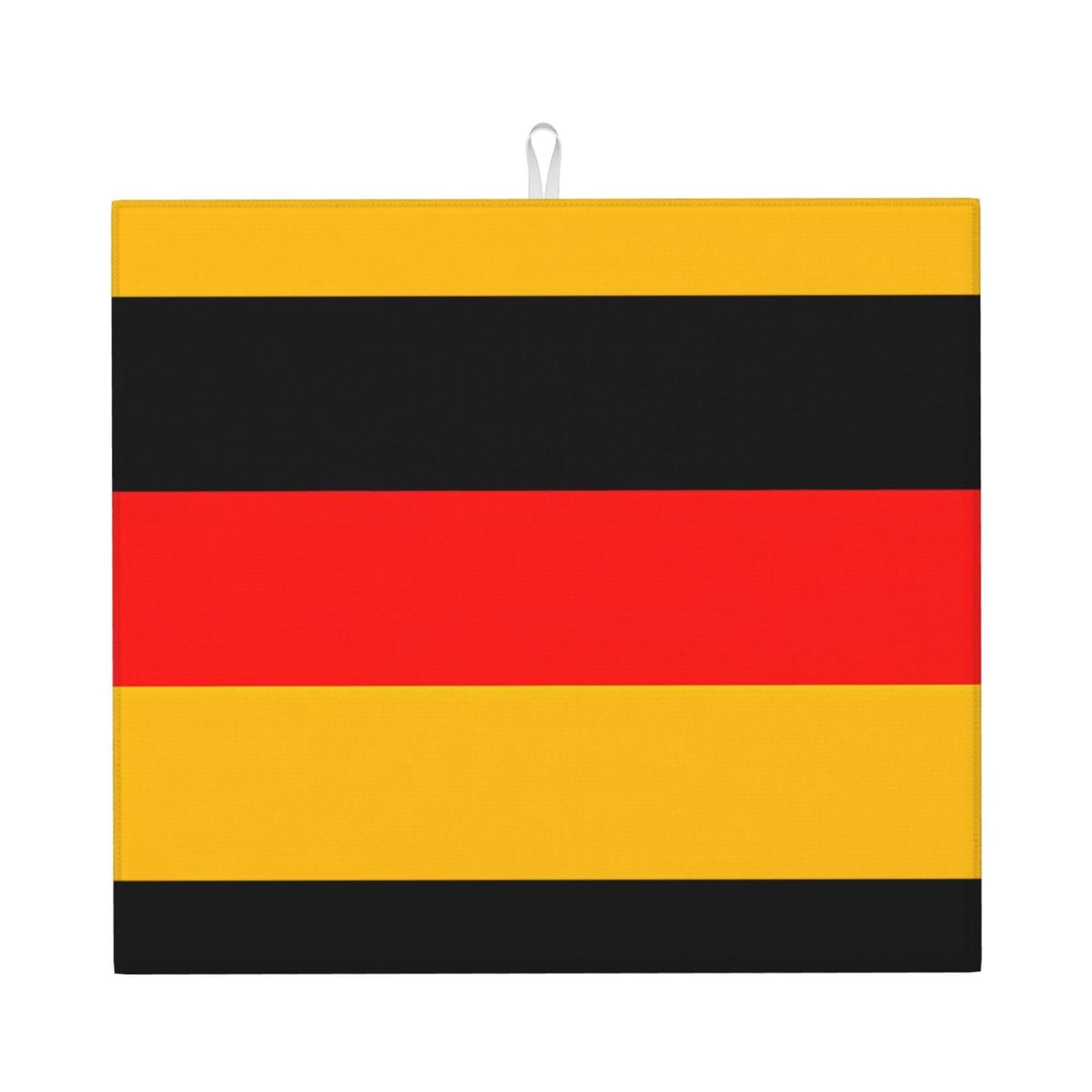 HJFCZH germany flag Prints Kitchen Drying Mat – Absorbent Dish Throw for Countertops, Quick-Dry Non-Slip Layer with Colorful Designs, for New Kitchens