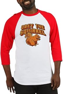 CafePress Obey The Squirrel Baseball Tee Baseball Shirt