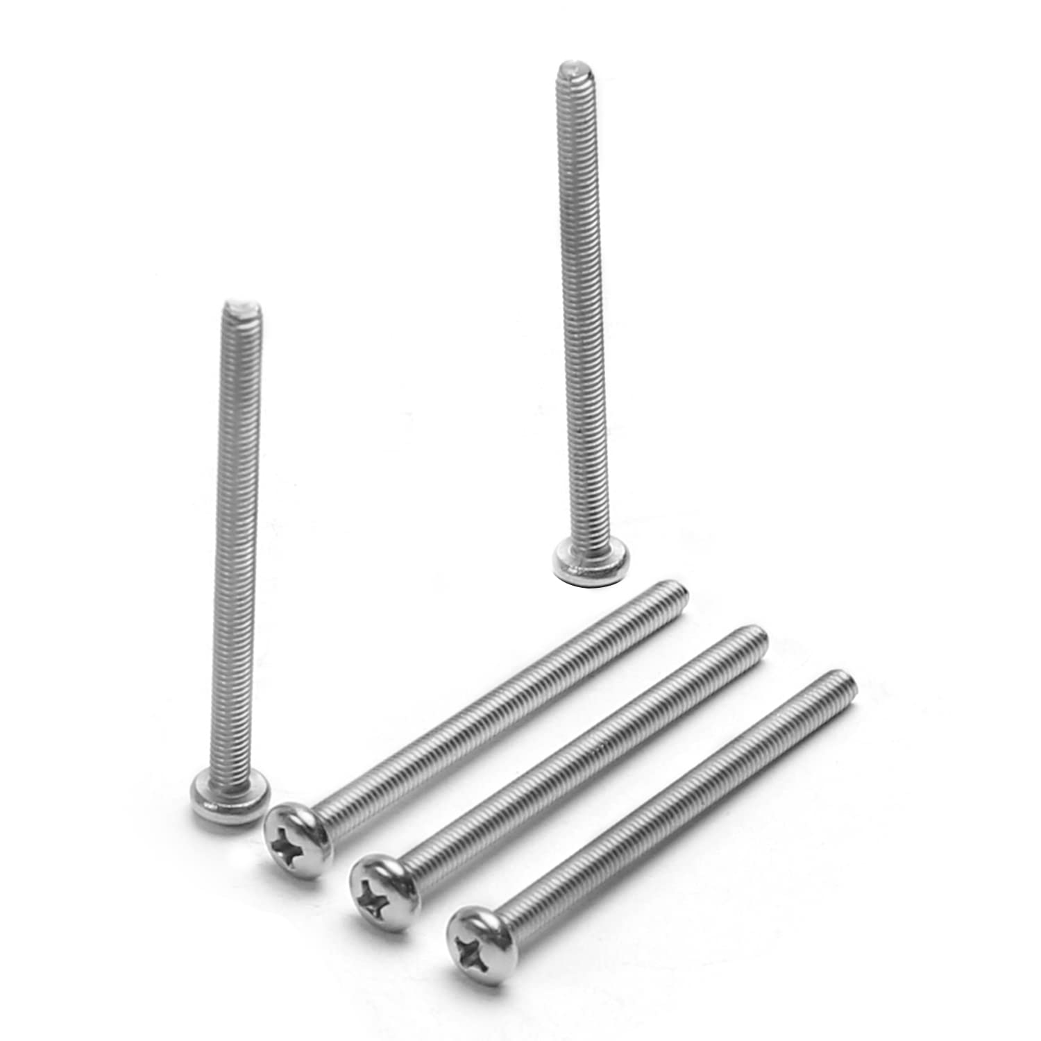 M4 Machine Screws - 30 Pack Stainless Steel -14
