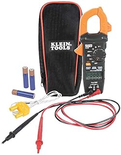 Klein Tools CL220 Digital Clamp Meter, Auto-Ranging 400 Amp AC, AC/DC Voltage, TRMS, Resistance, Continuity, NCVT Detection, and Temp