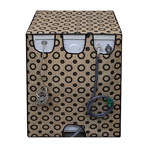Image of Lithara Waterproof Front Load Washing Machine Cover For 7 Kg, 7.2 Kg, 7.5 Kg, 8 Kg (Design 02)