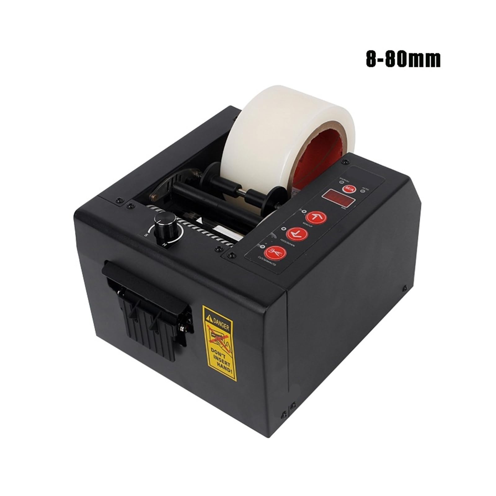 Dispensador de Cinta, Máquina cortadora de cinta automática 8-80 mm, papel, dispensadora, máquina embalaje