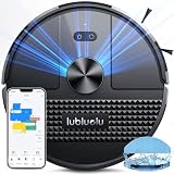 Lubluelu SL68 Robot Aspirateur Laveur Puissante et Silencieux 3 en 1,4000Pa,Navigation LiDAR Laser,Modes de Nettoyage Personnalisés,Robot Laveur de Sol pour Poils d'animaux,Les Débris, Les Cheveux - 1