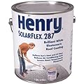 HENRY HE287SF046 Solar-Flex, Gallon, White, Elastomeric Roof Coating