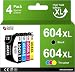 Produktbild 604XL Druckerpatrone Kompatibel für Epson 604 XL Multipack 604XL Patronen für Epson Expression Home XP-2200 XP-2205 XP-3200 XP-3205 XP-4200 XP-4205 Workforce WF-2910 WF-2930 WF-2935 WF-2950