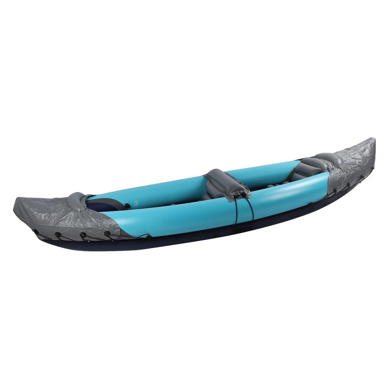 Kayak Plegable, Kayak Inflable Resistente Al Agua para Navegación para Pescar