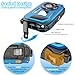 Underwater Camera 16FT Waterproof for Kids Waterproof Digital Camera for Snorkeling Swimming Autofocus 1080P Portable with Rechargeable Batteries, Sling, Blue