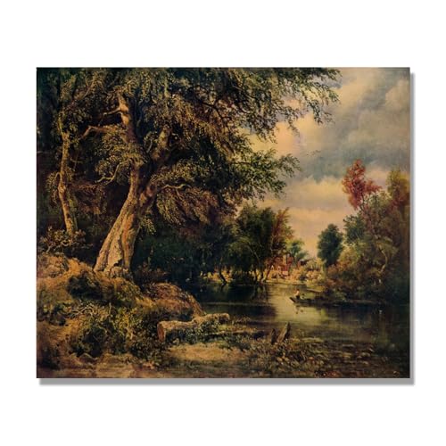 Reproduction de Tableau John Constable de Haute Qualité - Toile Décoration Moderne 40x48cm