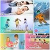 Smartwatch Infantil Resistente al Agua para Niñas con rastreador de fitness y actividad deportiva | podómetro, frecuencia cardíaca, SpO2, monitor de estrés, linterna, app, pantalla táctil HD, cámara y juegos para niñas de 4 a 13 años, regalo para niños 6