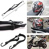 60cm Motorcycle Strength Retractable Helmet Luggage fixed Elastic Rope Strap With 2 Hooks